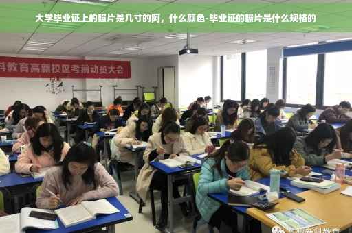 大学毕业证上的照片是几寸的阿，什么颜色-毕业证的照片是什么规格的