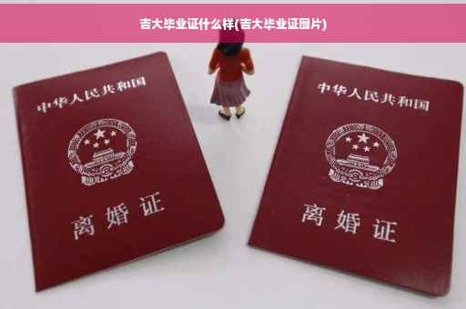 吉大毕业证什么样(吉大毕业证图片)