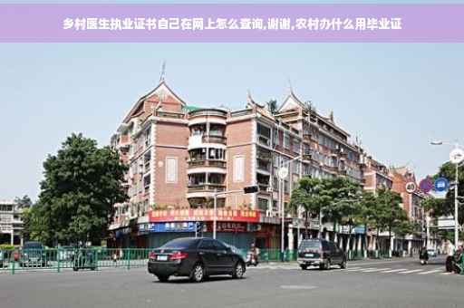 乡村医生执业证书自己在网上怎么查询,谢谢,农村办什么用毕业证