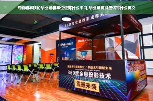专硕和学硕的毕业证和学位证有什么不同,毕业证类别应该写什么英文