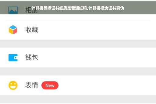 计算机等级证书纸质是普通纸吗,计算机模块证书真伪