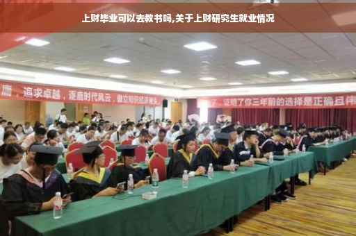 上财毕业可以去教书吗,关于上财研究生就业情况