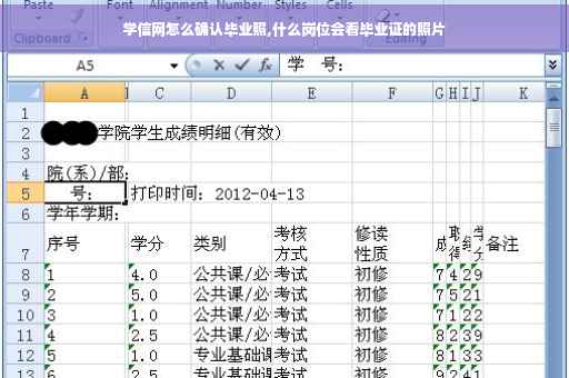 学信网怎么确认毕业照,什么岗位会看毕业证的照片