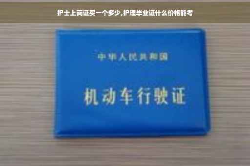 护士上岗证买一个多少,护理毕业证什么价格能考