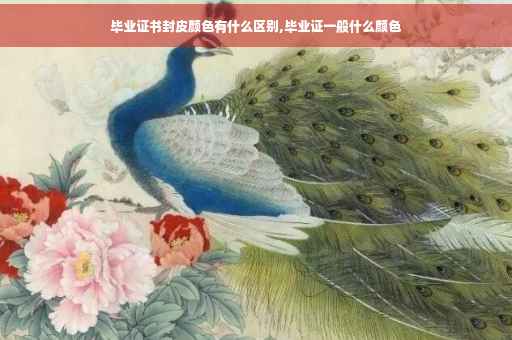 毕业证书封皮颜色有什么区别,毕业证一般什么颜色