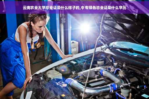 云南农业大学毕业证是什么样子的,中专绿色毕业证是什么学历