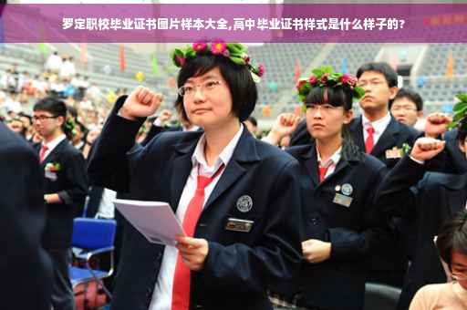 罗定职校毕业证书图片样本大全,高中毕业证书样式是什么样子的?