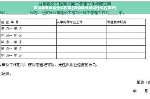宣读毕业证读什么内容(宣读毕业证读什么内容好)