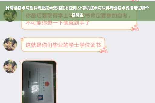 计算机技术与软件专业技术资格证书查询,计算机技术与软件专业技术资格考试哪个容易些