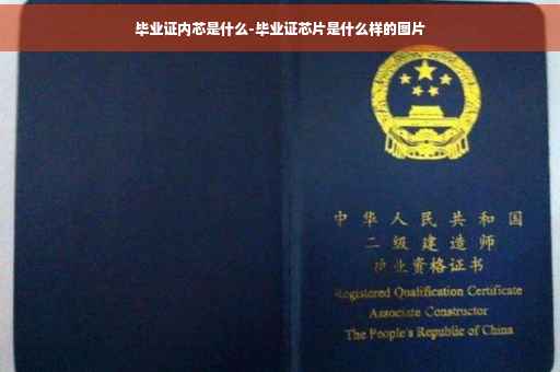 毕业证内芯是什么-毕业证芯片是什么样的图片