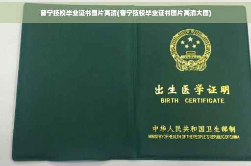 普宁技校毕业证书图片高清(普宁技校毕业证书图片高清大图)