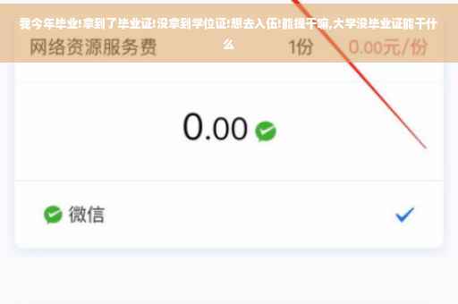 我今年毕业!拿到了毕业证!没拿到学位证!想去入伍!能提干嘛,大学没毕业证能干什么