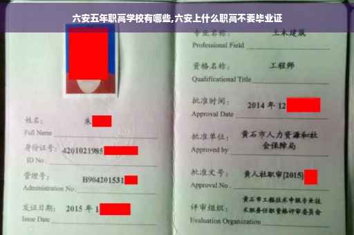 六安五年职高学校有哪些,六安上什么职高不要毕业证