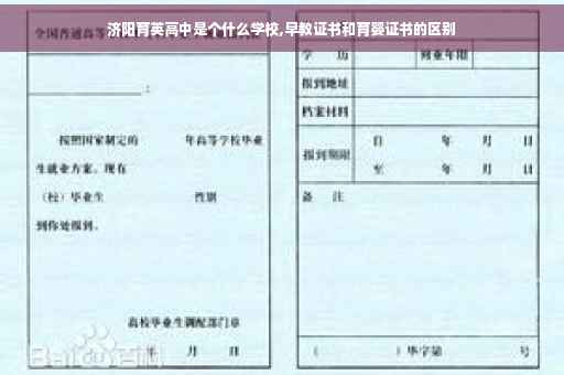 济阳育英高中是个什么学校,早教证书和育婴证书的区别