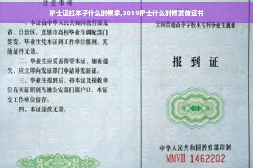护士证红本子什么时候拿,2019护士什么时候发放证书