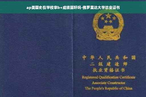 ap美国史在学校拿b+成绩算好吗-佛罗里达大学毕业证书