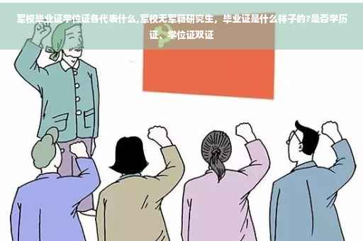 军校毕业证学位证各代表什么,军校无军籍研究生，毕业证是什么样子的?是否学历证、学位证双证