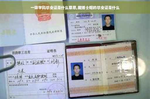 一级学科毕业证是什么意思,戴博士帽的毕业证是什么