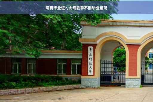没有毕业证?,大专会拿不到毕业证吗