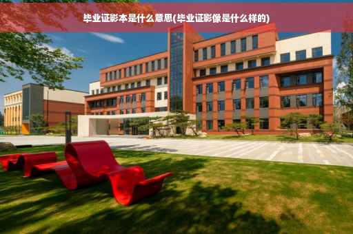 毕业证影本是什么意思(毕业证影像是什么样的)