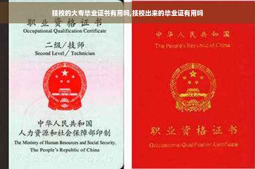 技校的大专毕业证书有用吗,技校出来的毕业证有用吗