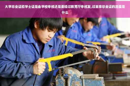 大学毕业证和学士证是由学校申核还是要经过教育厅申核发,过来拿毕业证的流程是什么