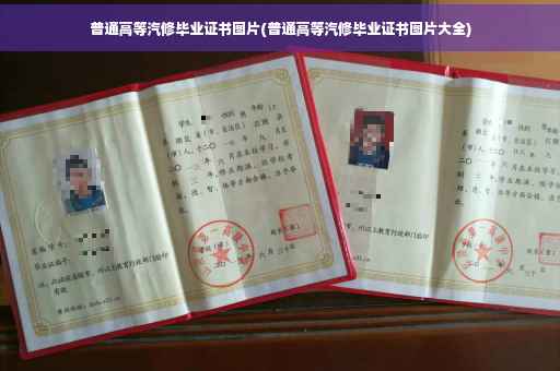 普通高等汽修毕业证书图片(普通高等汽修毕业证书图片大全)