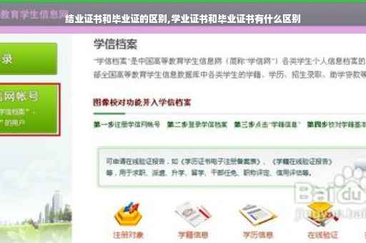 结业证书和毕业证的区别,学业证书和毕业证书有什么区别