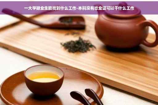 一大学肄业生能找到什么工作-本科没有毕业证可以干什么工作