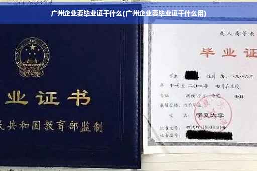广州企业要毕业证干什么(广州企业要毕业证干什么用)