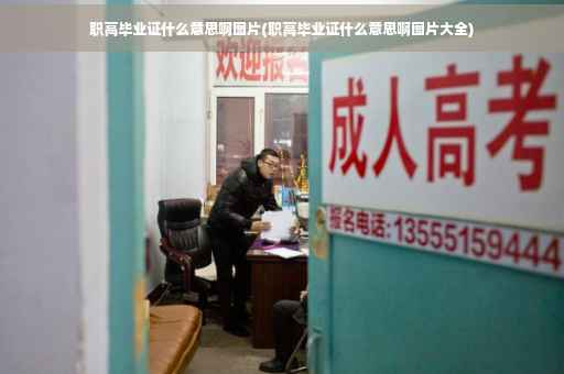 职高毕业证什么意思啊图片(职高毕业证什么意思啊图片大全)