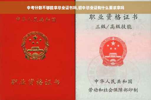 中考分数不够能拿毕业证书吗,初中毕业证有什么要求拿吗