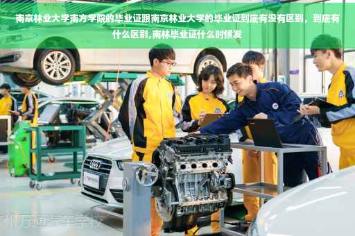 南京林业大学南方学院的毕业证跟南京林业大学的毕业证到底有没有区别，到底有什么区别,南林毕业证什么时候发
