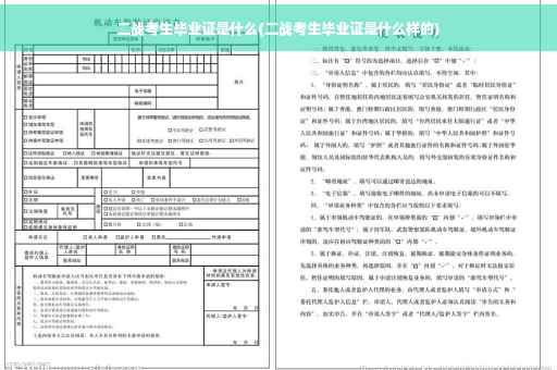 二战考生毕业证是什么(二战考生毕业证是什么样的)