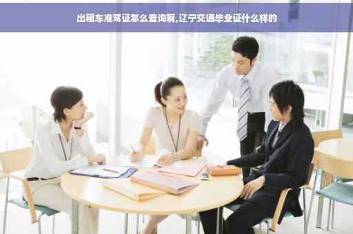 出租车准驾证怎么查询啊,辽宁交通毕业证什么样的