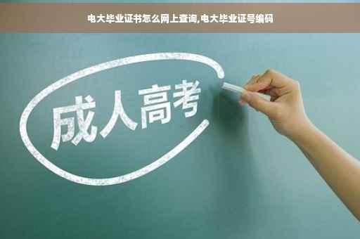 电大毕业证书怎么网上查询,电大毕业证号编码