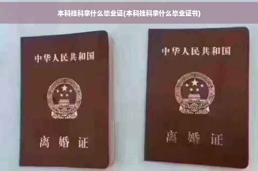 本科挂科拿什么毕业证(本科挂科拿什么毕业证书)