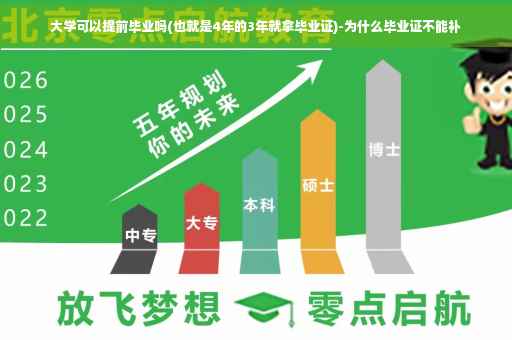 大学可以提前毕业吗(也就是4年的3年就拿毕业证)-为什么毕业证不能补
