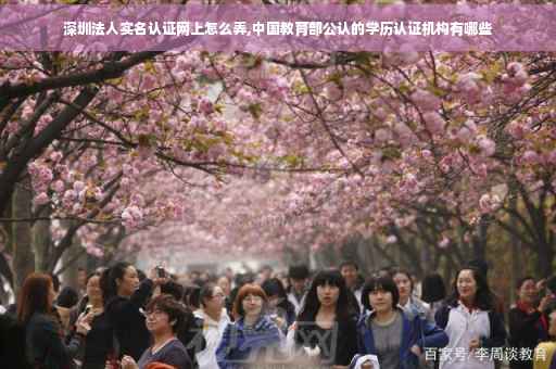 深圳法人实名认证网上怎么弄,中国教育部公认的学历认证机构有哪些