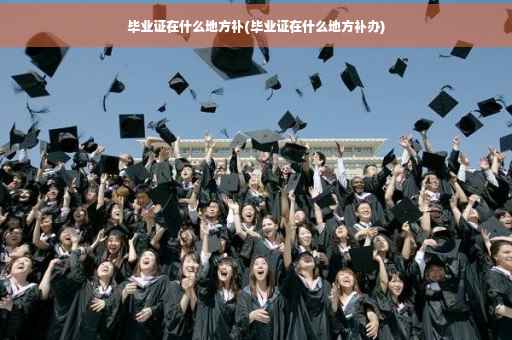 毕业证在什么地方补(毕业证在什么地方补办)