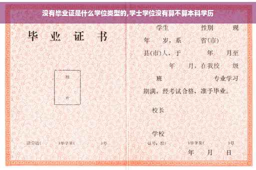 没有毕业证是什么学位类型的,学士学位没有算不算本科学历