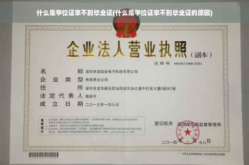 什么是学位证拿不到毕业证(什么是学位证拿不到毕业证的原因)