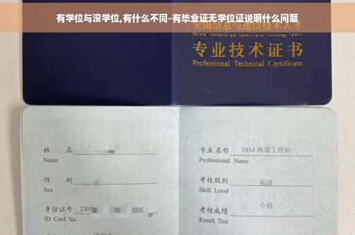 有学位与没学位,有什么不同-有毕业证无学位证说明什么问题