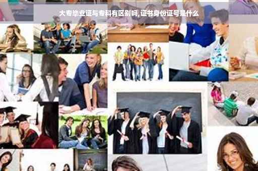 大专毕业证与专科有区别吗,证书身份证号是什么