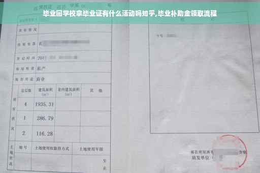 毕业回学校拿毕业证有什么活动吗知乎,毕业补助金领取流程