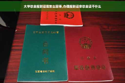 大学毕业报到证是怎么回事,办理报到证拿毕业证干什么