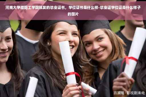 河南大学濮阳工学院颁发的毕业证书，学位证书是什么样-毕业证学位证是什么样子的图片