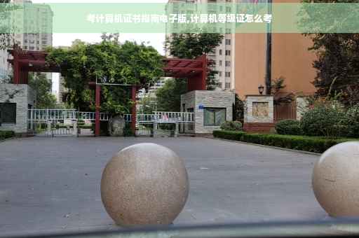 考计算机证书指南电子版,计算机等级证怎么考