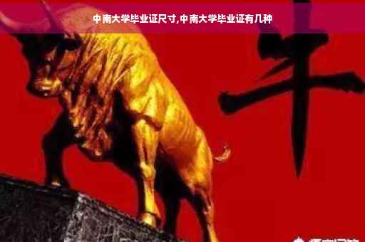 中南大学毕业证尺寸,中南大学毕业证有几种
