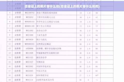 毕业证上的照片穿什么拍(毕业证上的照片穿什么拍的)